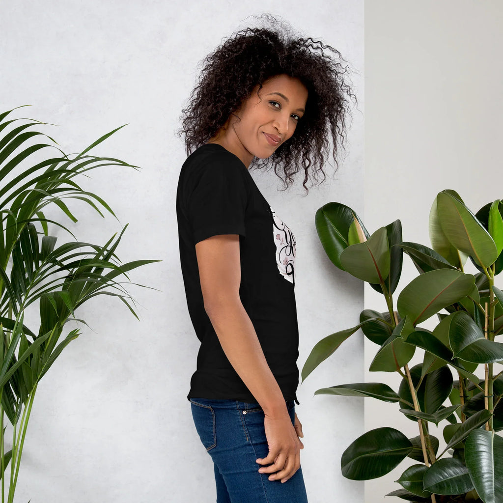 Women's T-Shirt | Create Your Own Vibe Women's t-shirt AwRans Clothing unisex-staple-t-shirt-black-right-679bc03b6c037