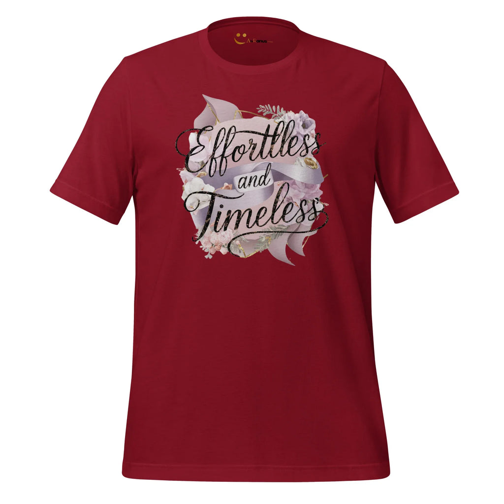 Women's T-Shirt | Effortless And Timeless Women's t-shirt AwRans Clothing unisex-staple-t-shirt-cardinal-front-679a43e37261e