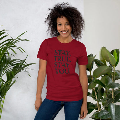 Women's T-Shirt | Stay True,Stay You. - AwRans Clothing