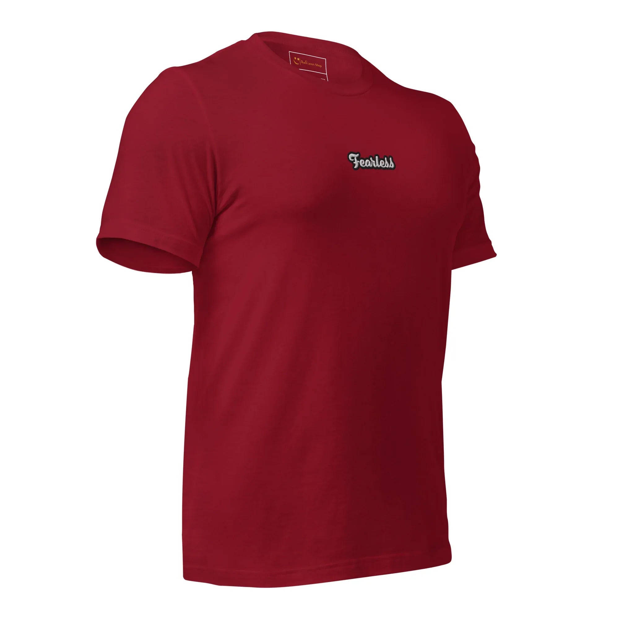 Unisex | Fearless T-Shirt t-shirt AwRans Clothing unisex-staple-t-shirt-cardinal-right-front-674b717fb9fe6