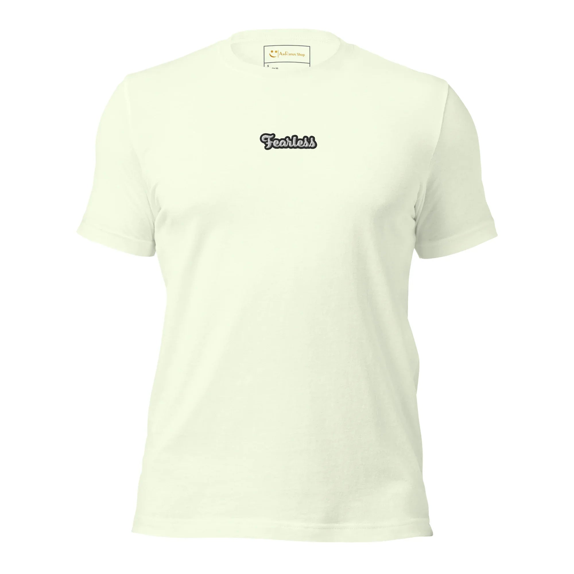 Unisex | Fearless T-Shirt t-shirt AwRans Clothing unisex-staple-t-shirt-citron-front-674b71837e133