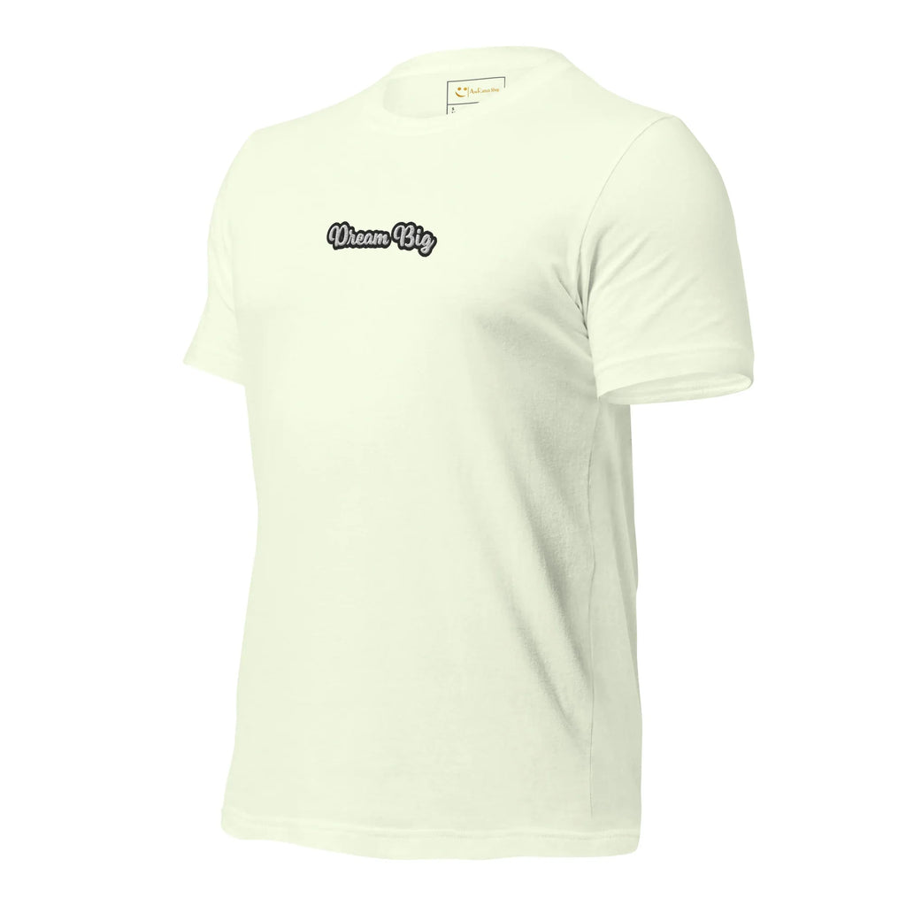 Unisex | Dream Big T-Shirt t-shirt AwRans Clothing unisex-staple-t-shirt-citron-left-front-6749f20a8e672