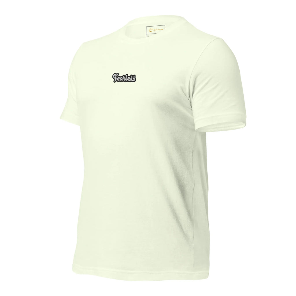 Unisex | Fearless T-Shirt t-shirt AwRans Clothing unisex-staple-t-shirt-citron-left-front-674b71839d7bd