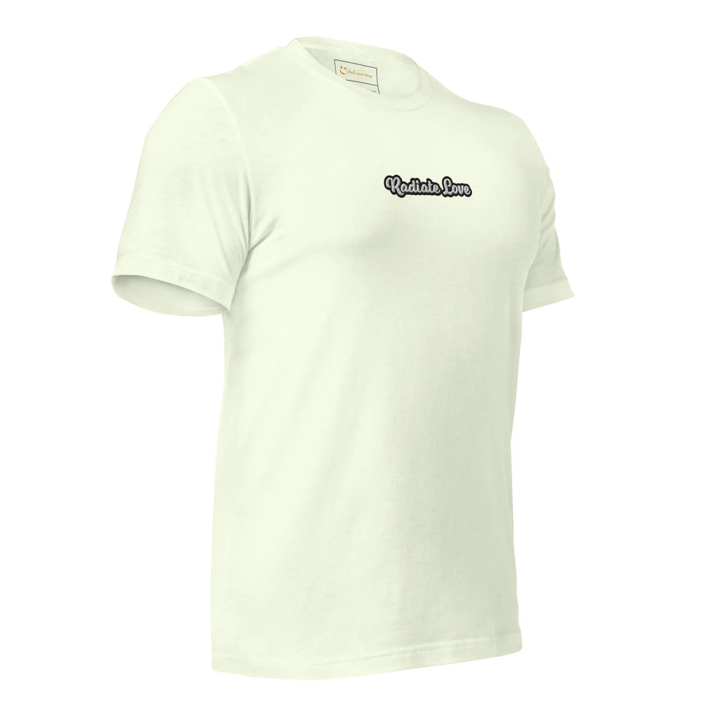 Unisex | Radiate Love T-Shirt t-shirt AwRans Clothing unisex-staple-t-shirt-citron-right-front-6749de26c495c