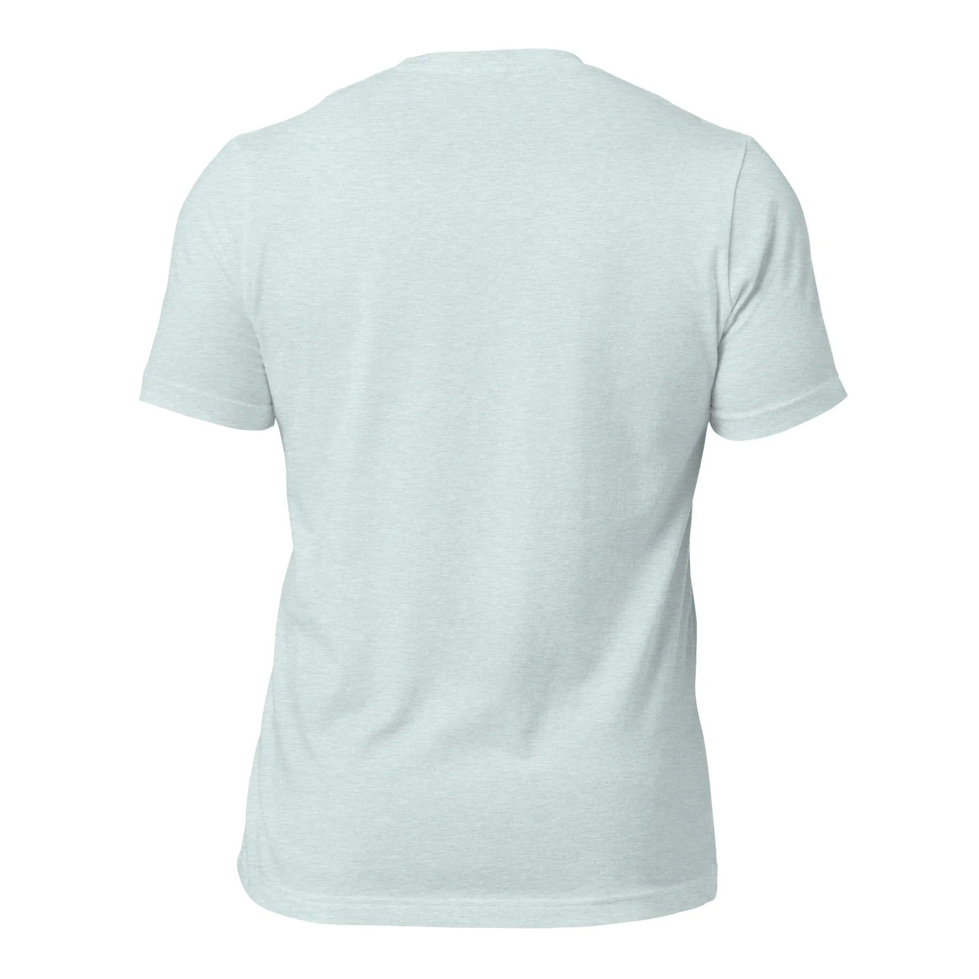 Unisex | Keep Going T-Shirt t-shirt AwRans Clothing unisex-staple-t-shirt-heather-prism-ice-blue-back-6749e0f7119aa