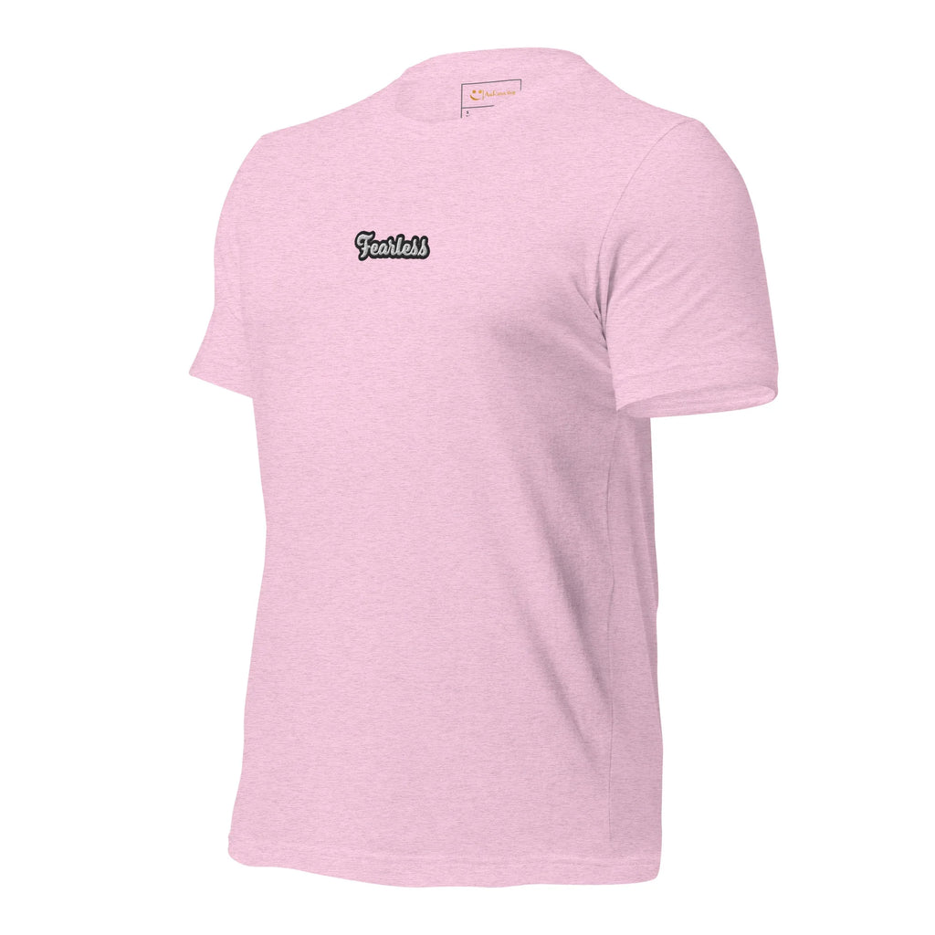 Unisex | Fearless T-Shirt t-shirt AwRans Clothing unisex-staple-t-shirt-heather-prism-lilac-left-front-674b7180aeecd