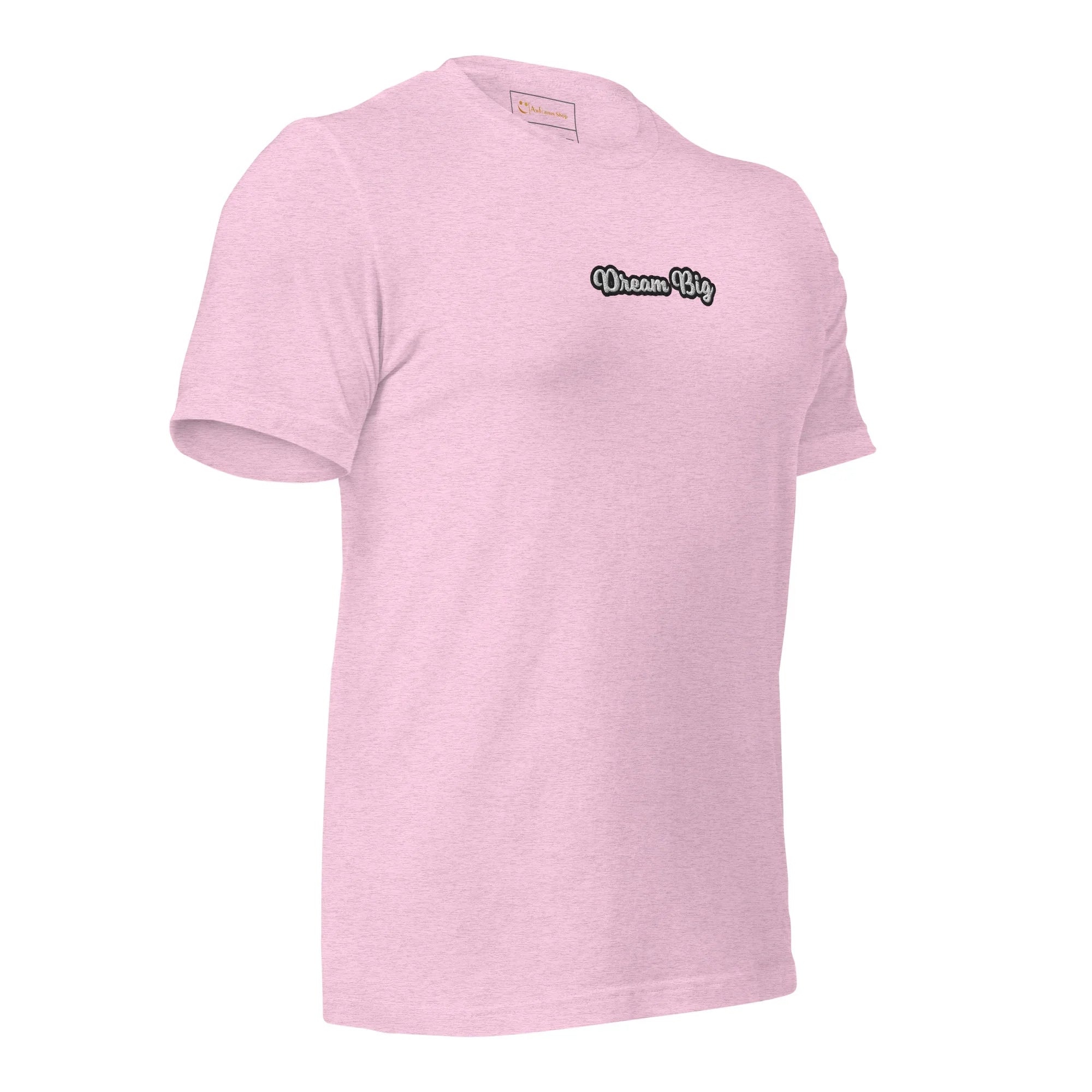 Unisex | Dream Big T-Shirt t-shirt AwRans Clothing unisex-staple-t-shirt-heather-prism-lilac-right-front-6749f2075de6d