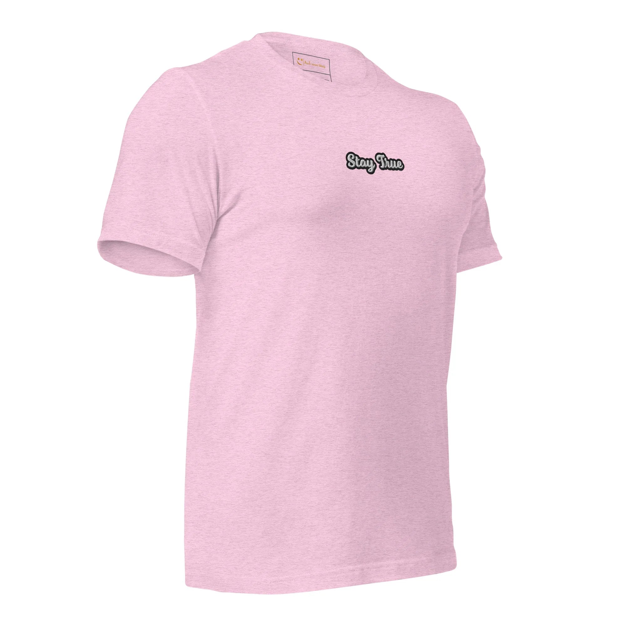 Unisex | Stay True T-Shirt t-shirt AwRans Clothing unisex-staple-t-shirt-heather-prism-lilac-right-front-6749f57438734