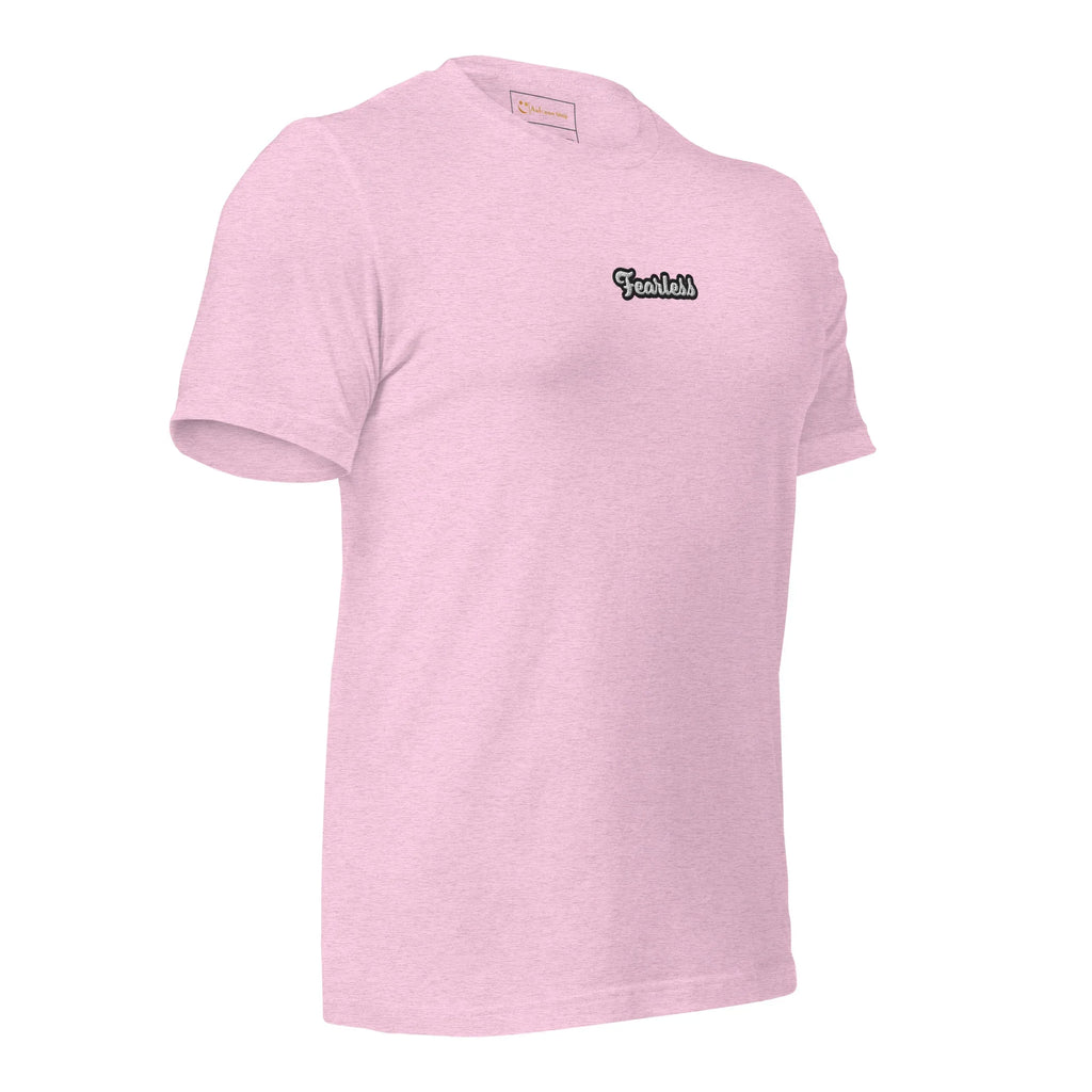 Unisex | Fearless T-Shirt t-shirt AwRans Clothing unisex-staple-t-shirt-heather-prism-lilac-right-front-674b7180badcf