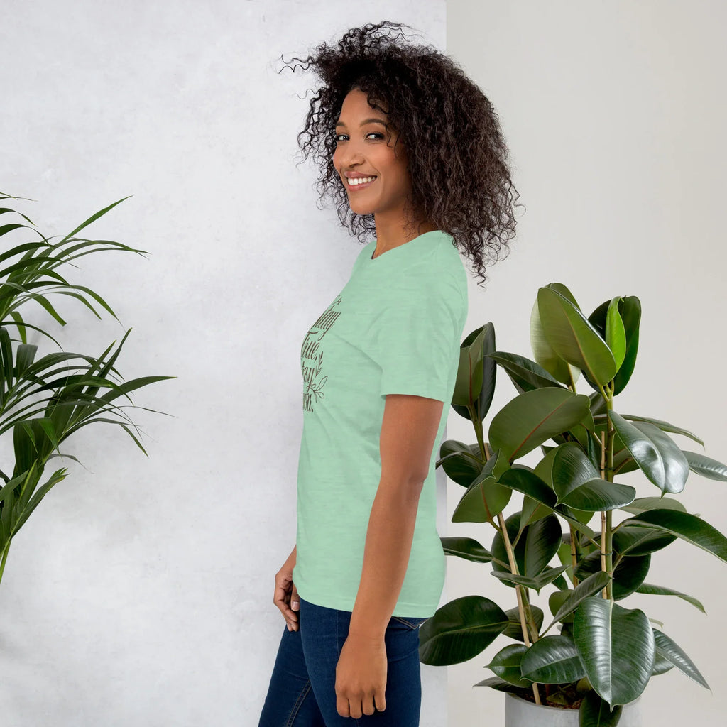 Women's T-Shirt | Stay True,Stay You. Women's t-shirt AwRans Clothing unisex-staple-t-shirt-heather-prism-mint-left-679bbce222b0d