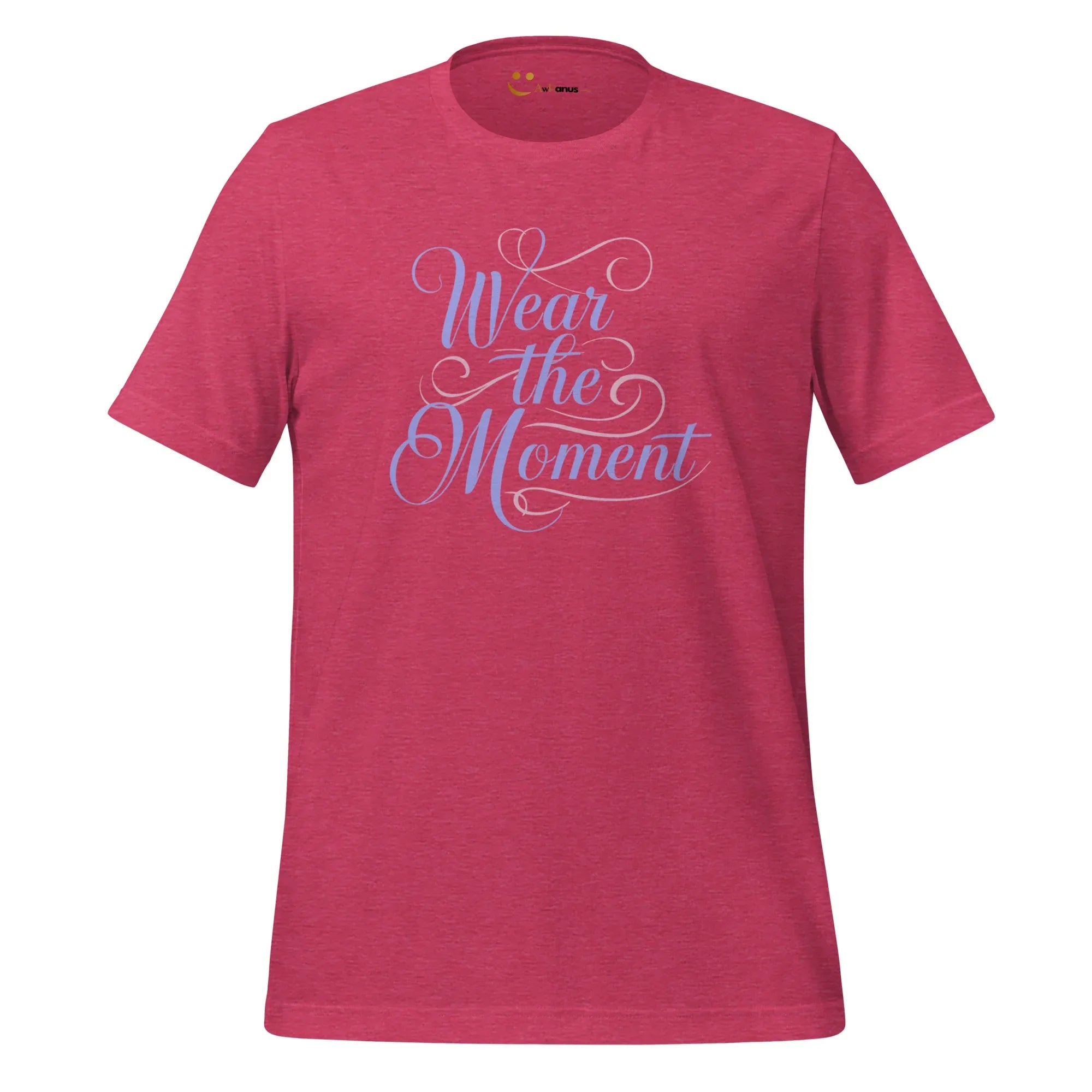 Women's T-Shirt | Wear The Moment Women's t-shirt AwRans Clothing unisex-staple-t-shirt-heather-raspberry-front-6799e651f3c1b