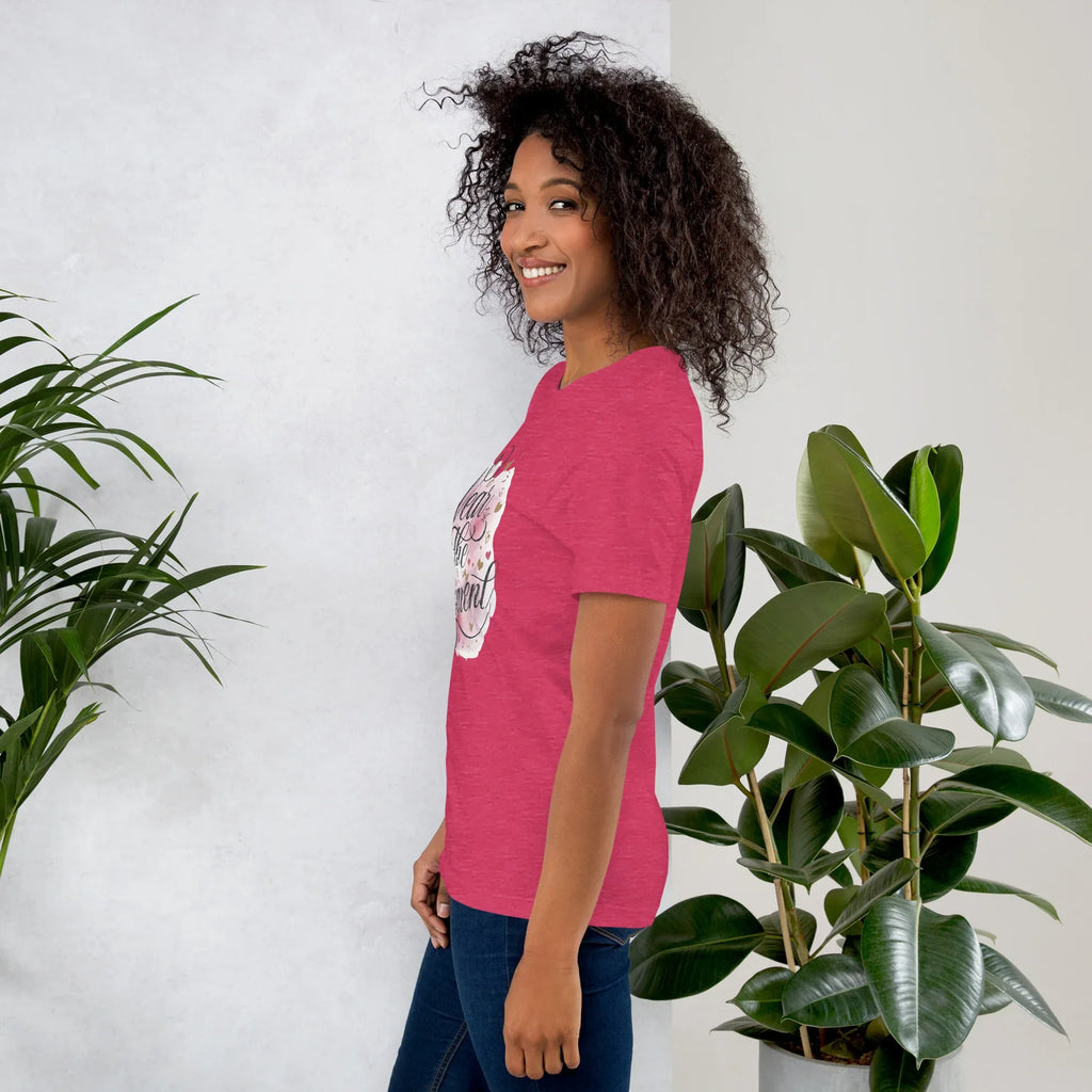 Women's T-Shirt | Wear The Moment Women's t-shirt AwRans Clothing unisex-staple-t-shirt-heather-raspberry-left-679a478415af8