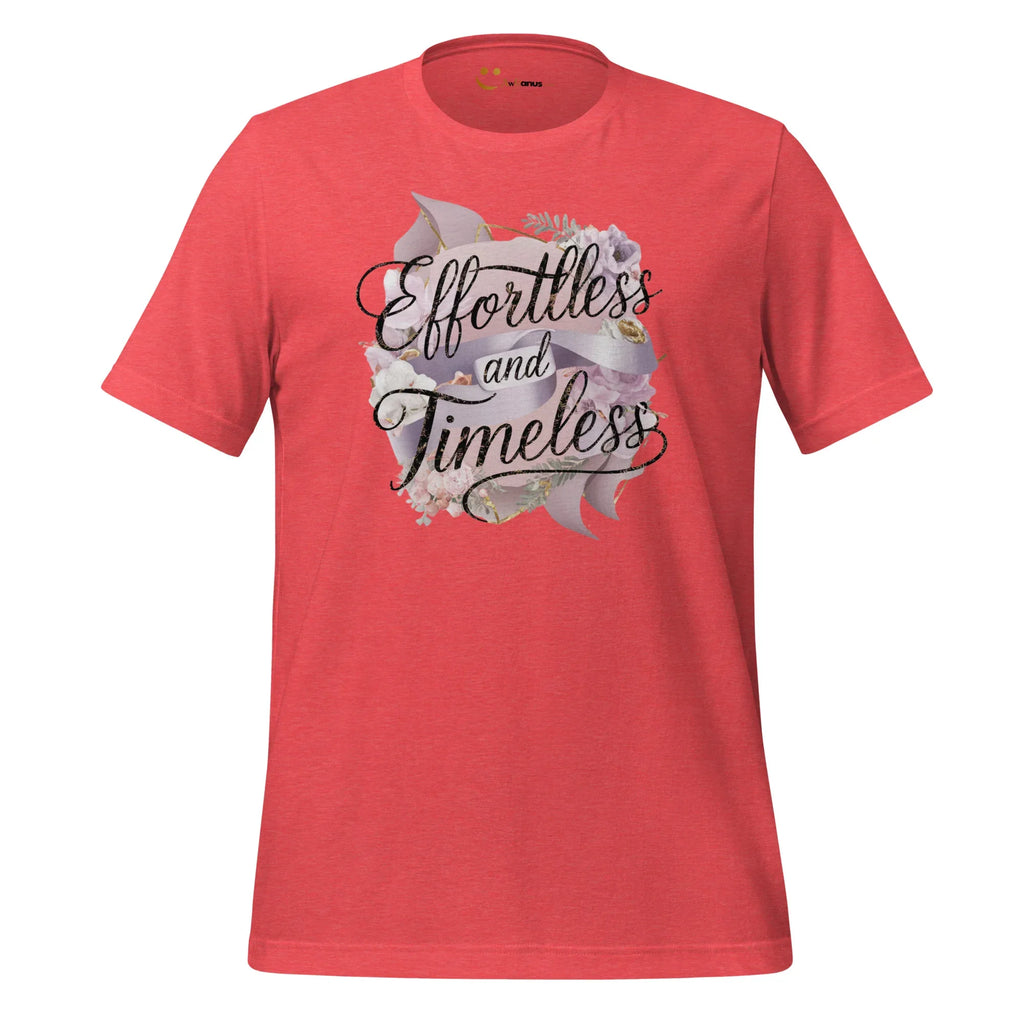 Women's T-Shirt | Effortless And Timeless Women's t-shirt AwRans Clothing unisex-staple-t-shirt-heather-red-front-679a43e37e5ce