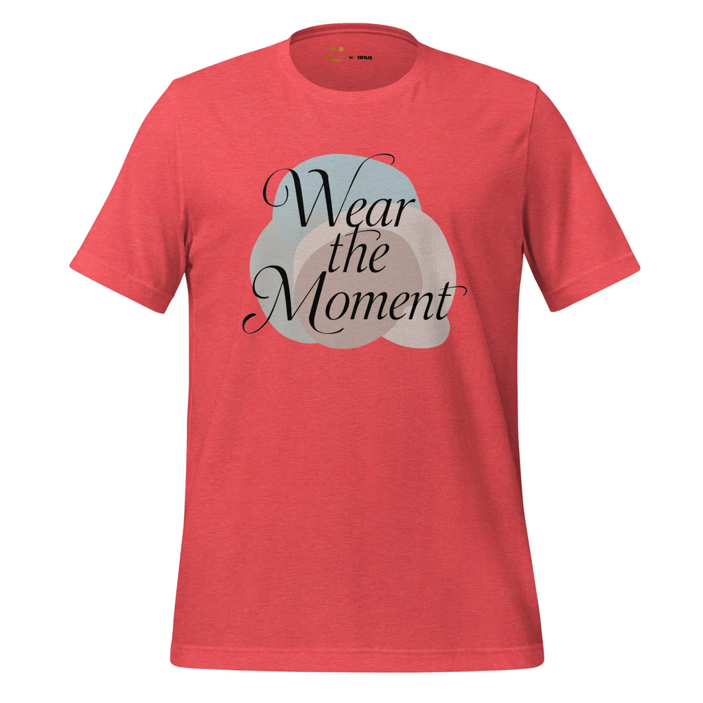 Women's T-Shirt | Wear The Moment Women's t-shirt AwRans Clothing unisex-staple-t-shirt-heather-red-front-679a49098d9b2