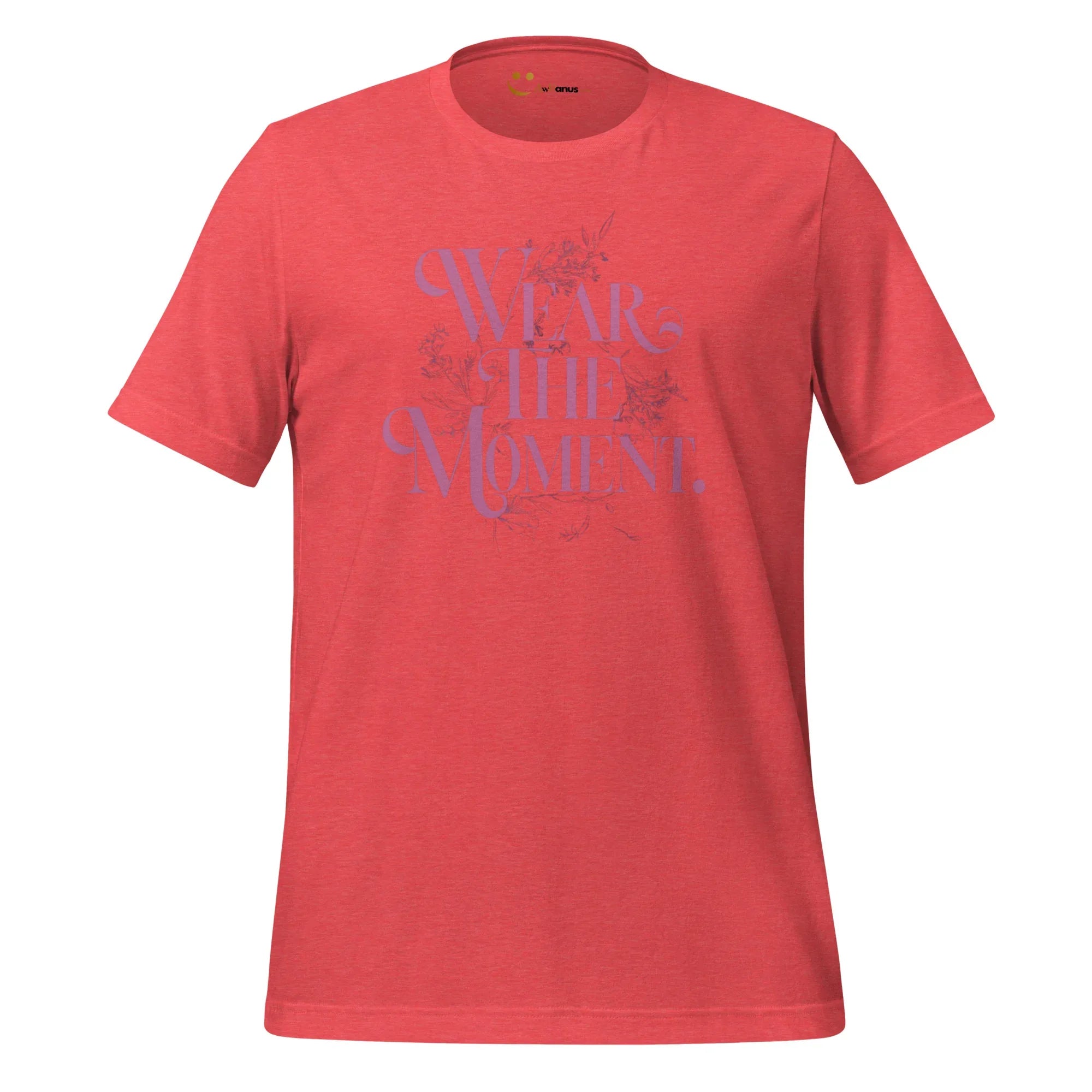 Women's T-Shirt | Wear The Moment Women's t-shirt AwRans Clothing unisex-staple-t-shirt-heather-red-front-679bddbd57e45