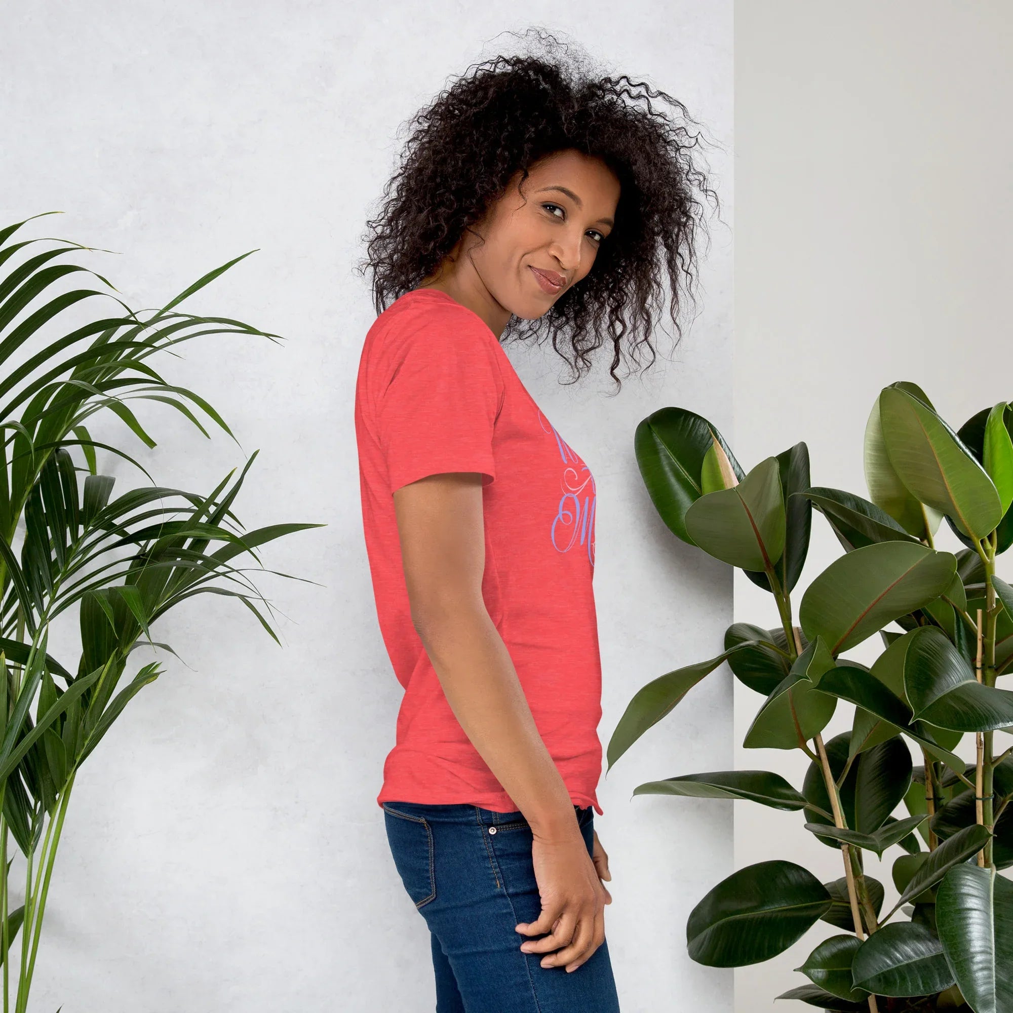 Women's T-Shirt | Wear The Moment Women's t-shirt AwRans Clothing unisex-staple-t-shirt-heather-red-right-6799e653025aa