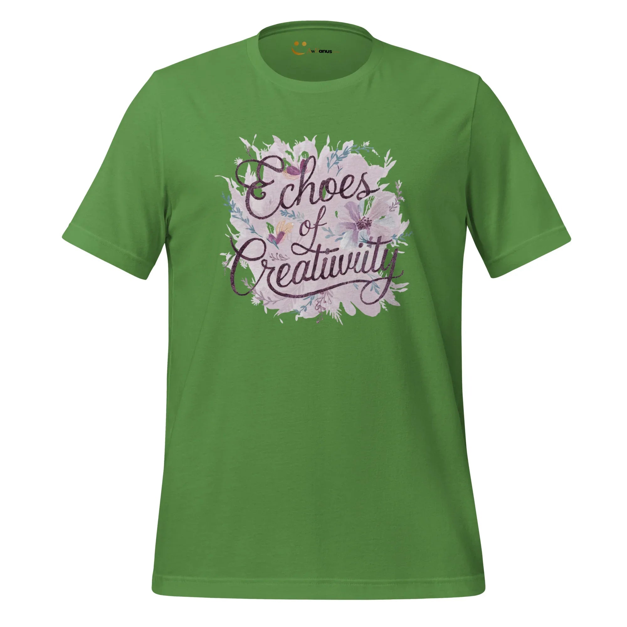 Women's T-Shirt | Echoes Of Creativity Women's t-shirt AwRans Clothing unisex-staple-t-shirt-leaf-front-6799ecd1bfd49