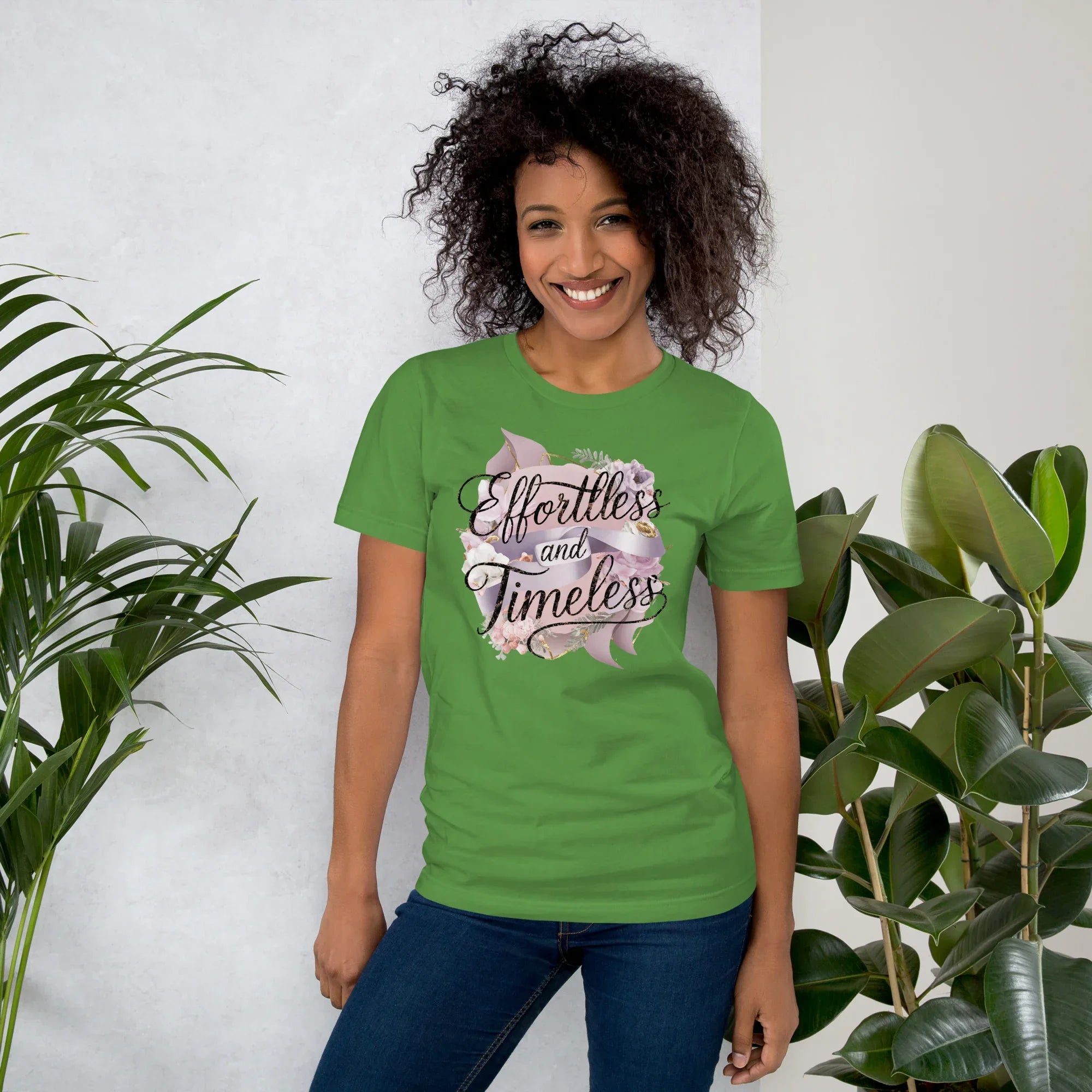 Women's T-Shirt | Effortless And Timeless Leaf Women's t-shirt AwRans Clothing unisex-staple-t-shirt-leaf-front-679a43e4384b5
