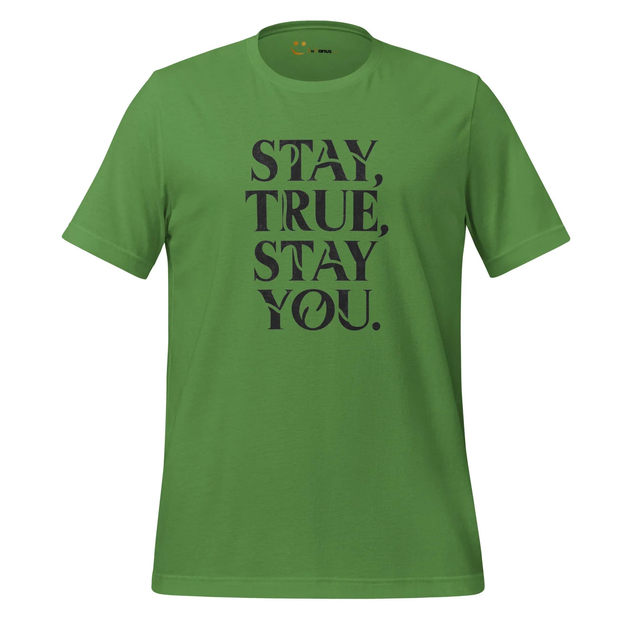 Women's T-Shirt | Stay True,Stay You. Women's t-shirt AwRans Clothing unisex-staple-t-shirt-leaf-front-679a9991bf87a