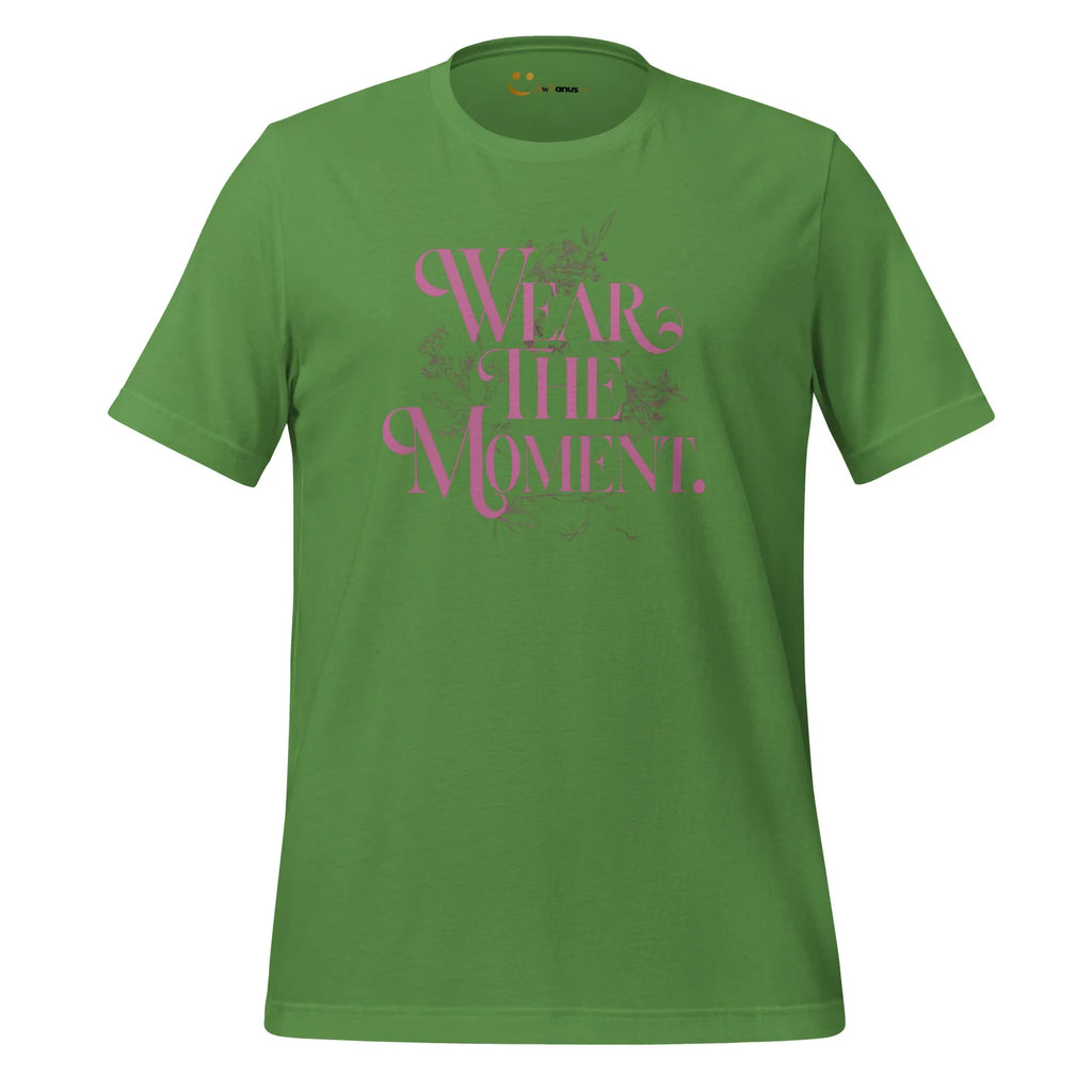 Women's T-Shirt | Wear The Moment Women's t-shirt AwRans Clothing unisex-staple-t-shirt-leaf-front-679bddbd612cd