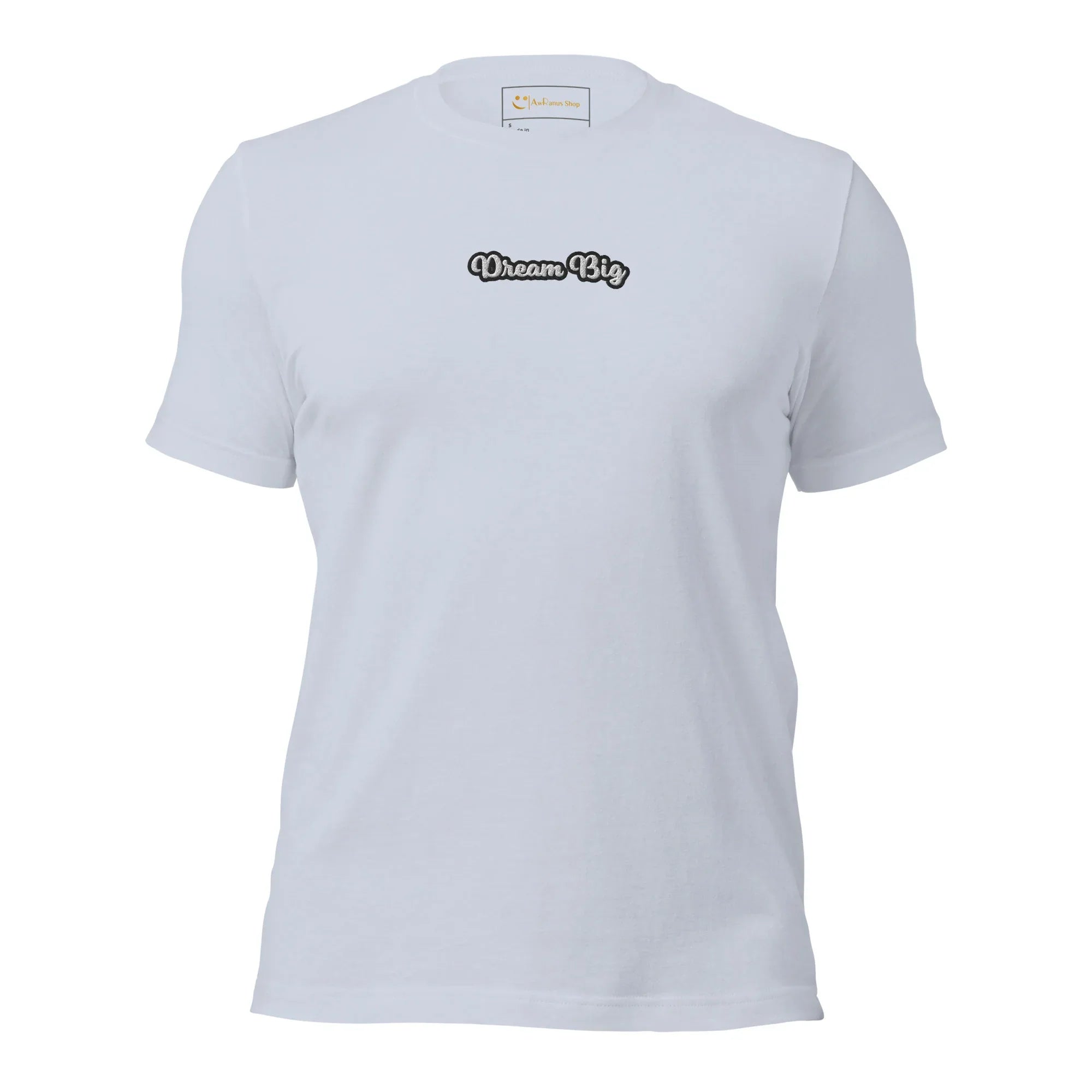 Unisex | Dream Big T-Shirt t-shirt AwRans Clothing unisex-staple-t-shirt-light-blue-front-6749f20945721