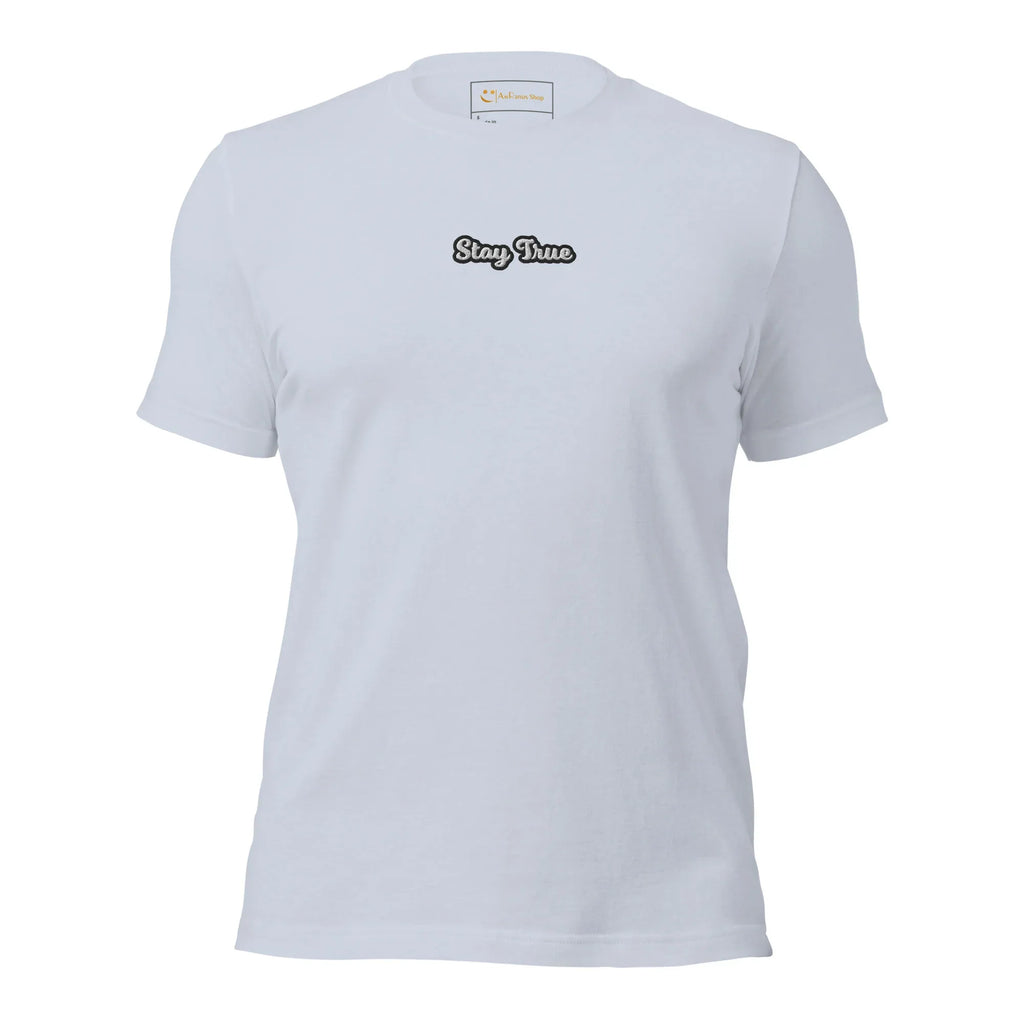 Unisex | Stay True T-Shirt t-shirt AwRans Clothing unisex-staple-t-shirt-light-blue-front-6749f575c4862