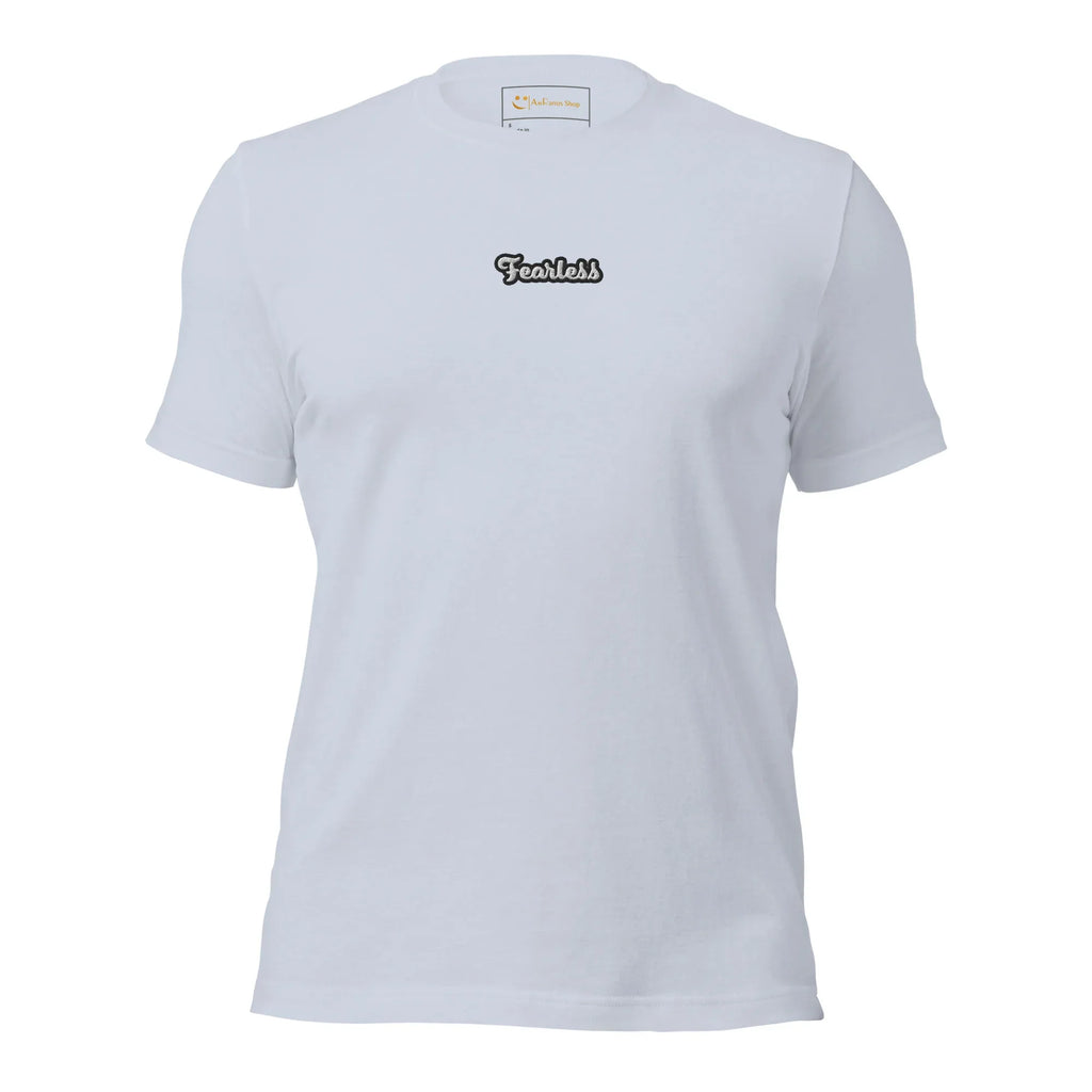 Unisex | Fearless T-Shirt t-shirt AwRans Clothing unisex-staple-t-shirt-light-blue-front-674b718255a3f