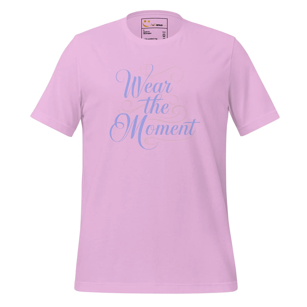 Women's T-Shirt | Wear The Moment Women's t-shirt AwRans Clothing unisex-staple-t-shirt-lilac-front-6799e6521f532