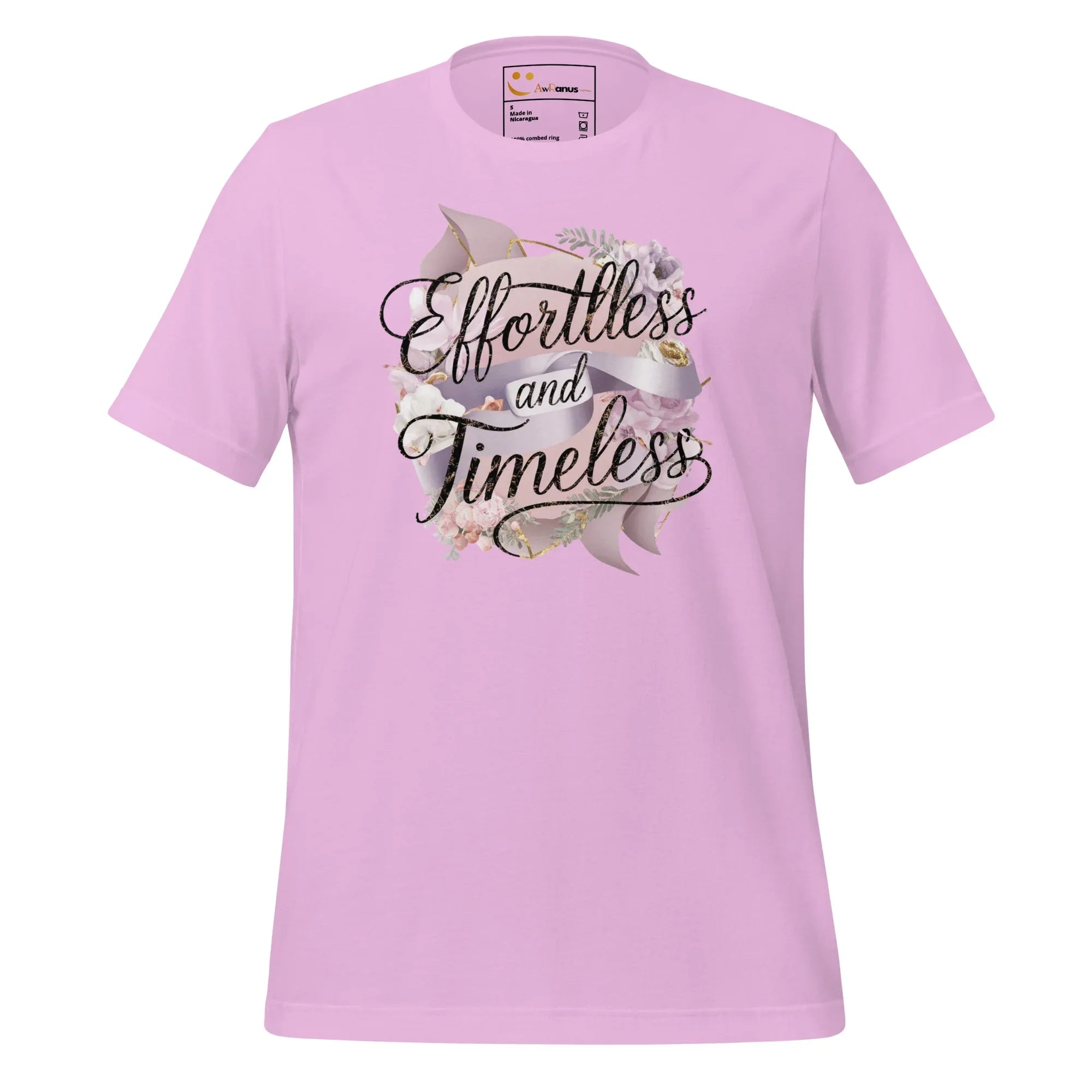 Women's T-Shirt | Effortless And Timeless Women's t-shirt AwRans Clothing unisex-staple-t-shirt-lilac-front-679a43e396e83