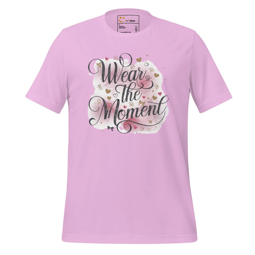 Women's T-Shirt | Wear The Moment Women's t-shirt AwRans Clothing unisex-staple-t-shirt-lilac-front-679a478361e93