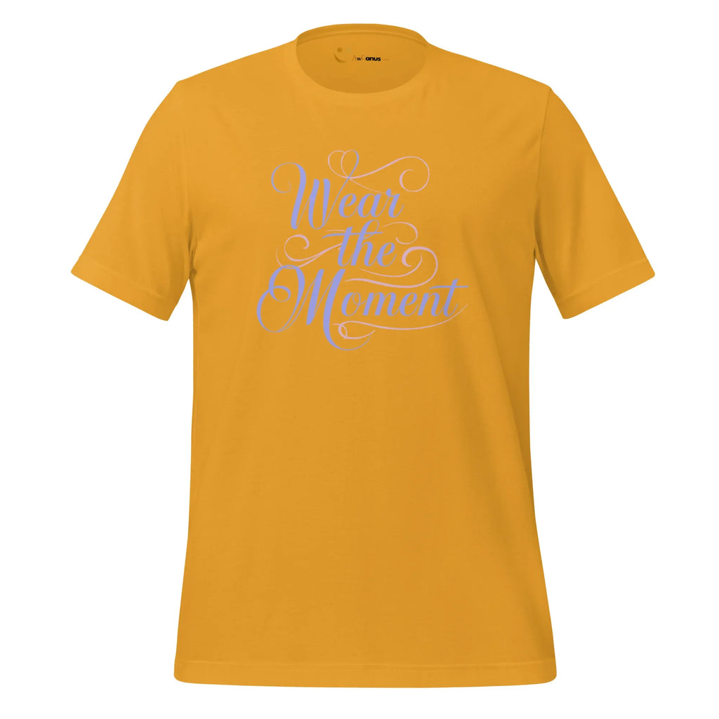 Women's T-Shirt | Wear The Moment Women's t-shirt AwRans Clothing unisex-staple-t-shirt-mustard-front-6799e652129b4