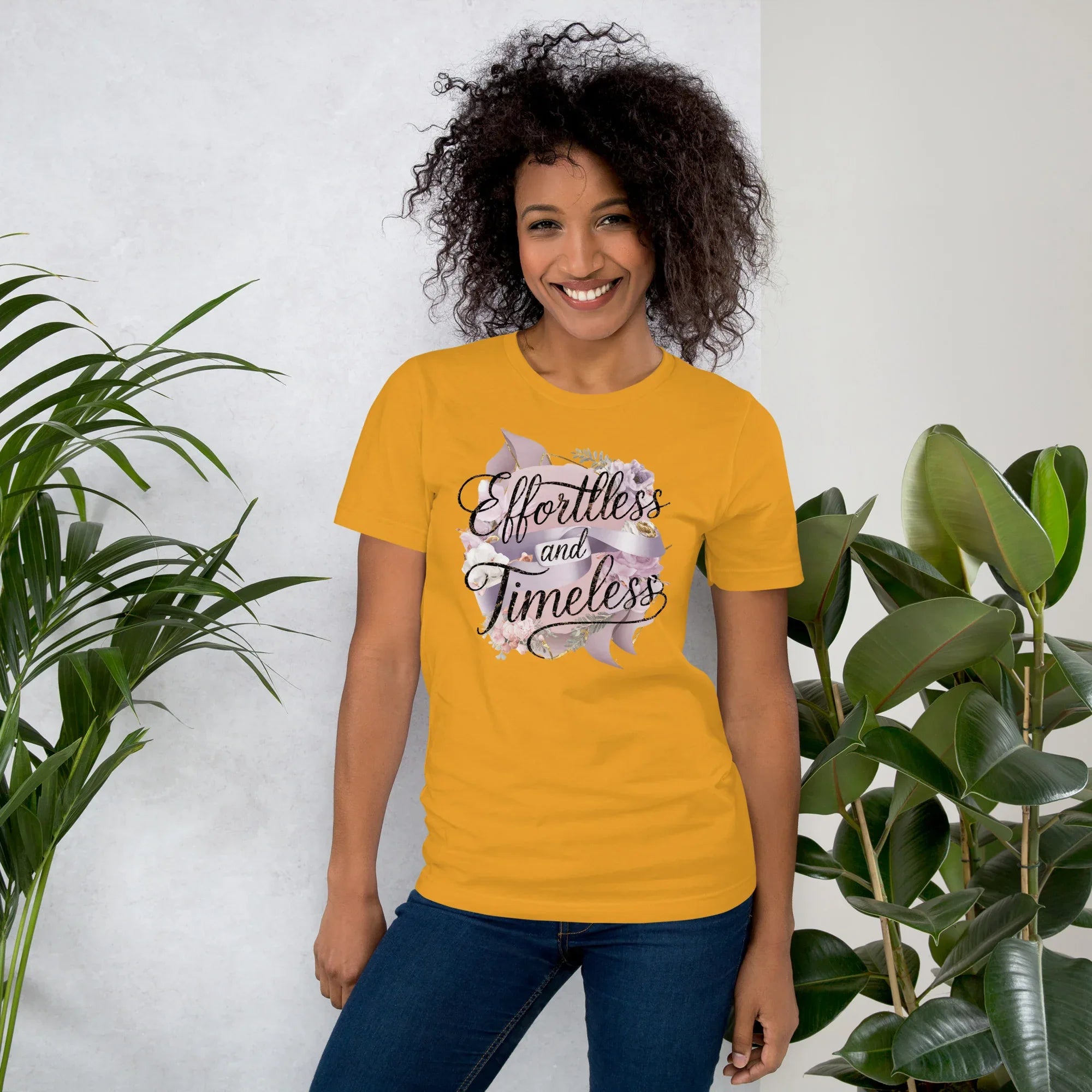 Women's T-Shirt | Effortless And Timeless Mustard Women's t-shirt AwRans Clothing unisex-staple-t-shirt-mustard-front-679a43e44adbb