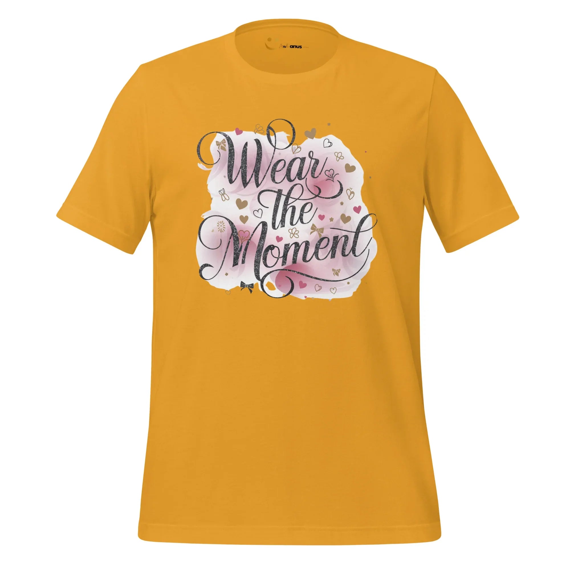 Women's T-Shirt | Wear The Moment Women's t-shirt AwRans Clothing unisex-staple-t-shirt-mustard-front-679a4783581f5