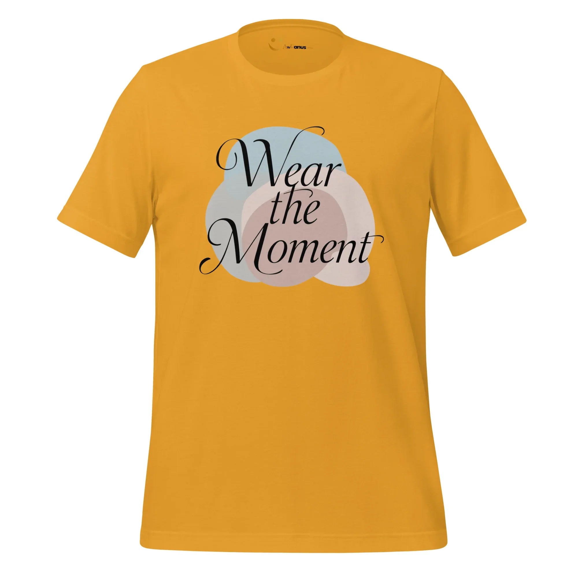 Women's T-Shirt | Wear The Moment Women's t-shirt AwRans Clothing unisex-staple-t-shirt-mustard-front-679a49099c5e6