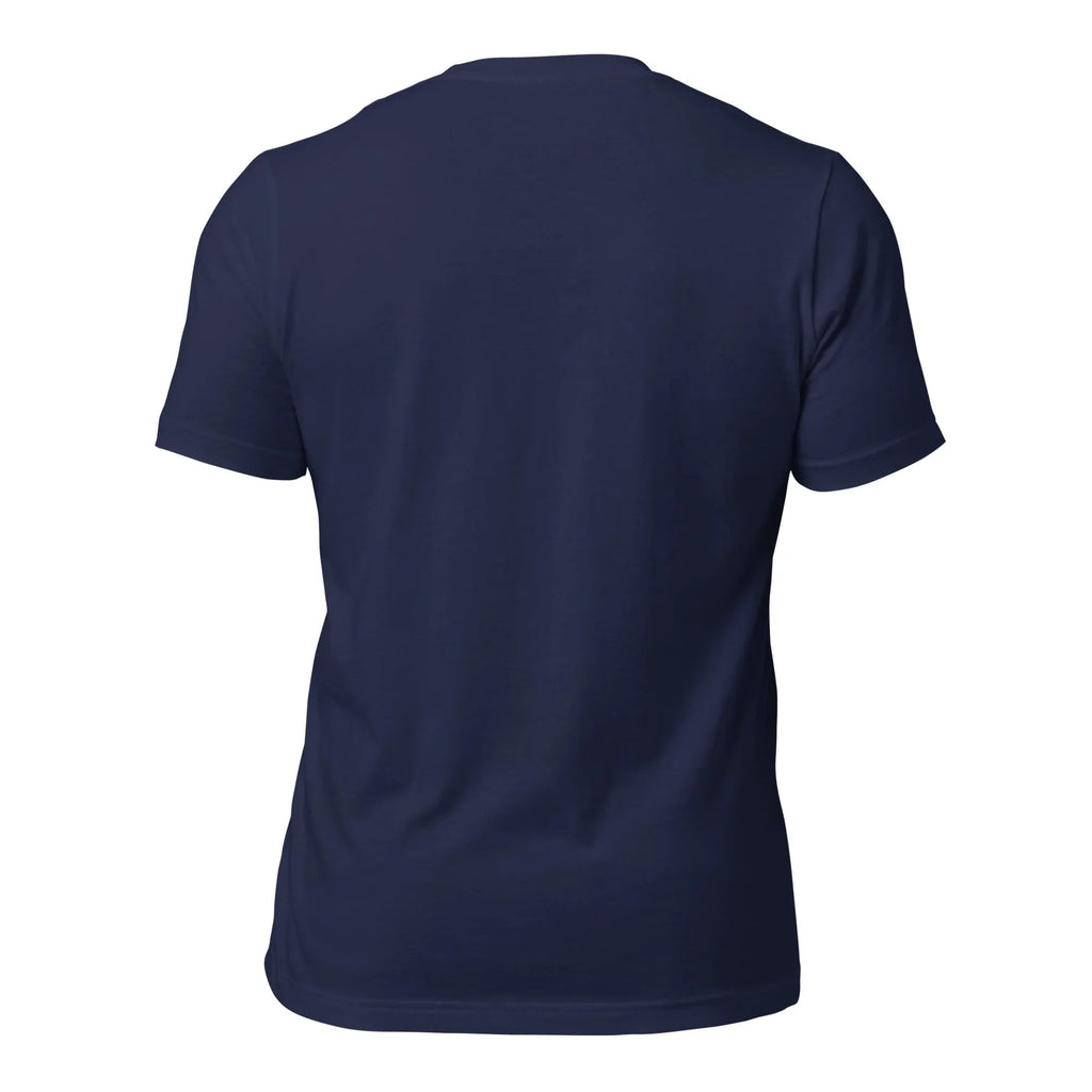 Unisex | Radiate Love T-Shirt t-shirt AwRans Clothing unisex-staple-t-shirt-navy-back-6749de23395c3