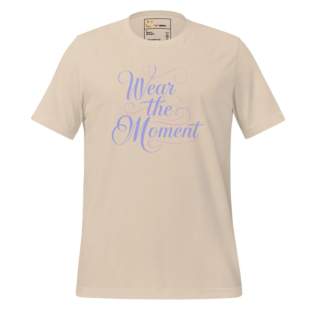 Women's T-Shirt | Wear The Moment Women's t-shirt AwRans Clothing unisex-staple-t-shirt-soft-cream-front-6799e6524a2b4