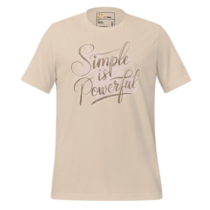 Women's T-Shirt | Simple Is Powerful - AwRans Clothing