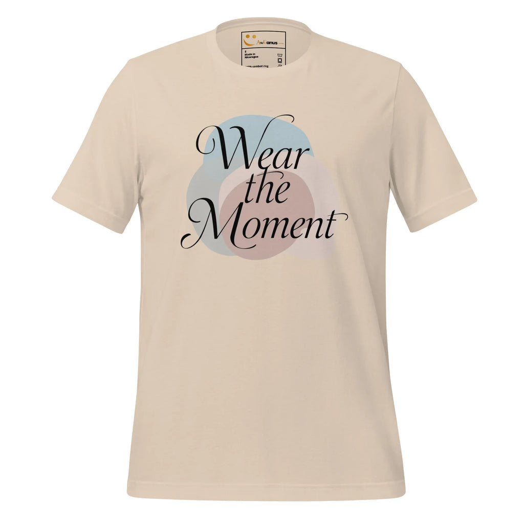 Women's T-Shirt | Wear The Moment Women's t-shirt AwRans Clothing unisex-staple-t-shirt-soft-cream-front-679a4909cf736