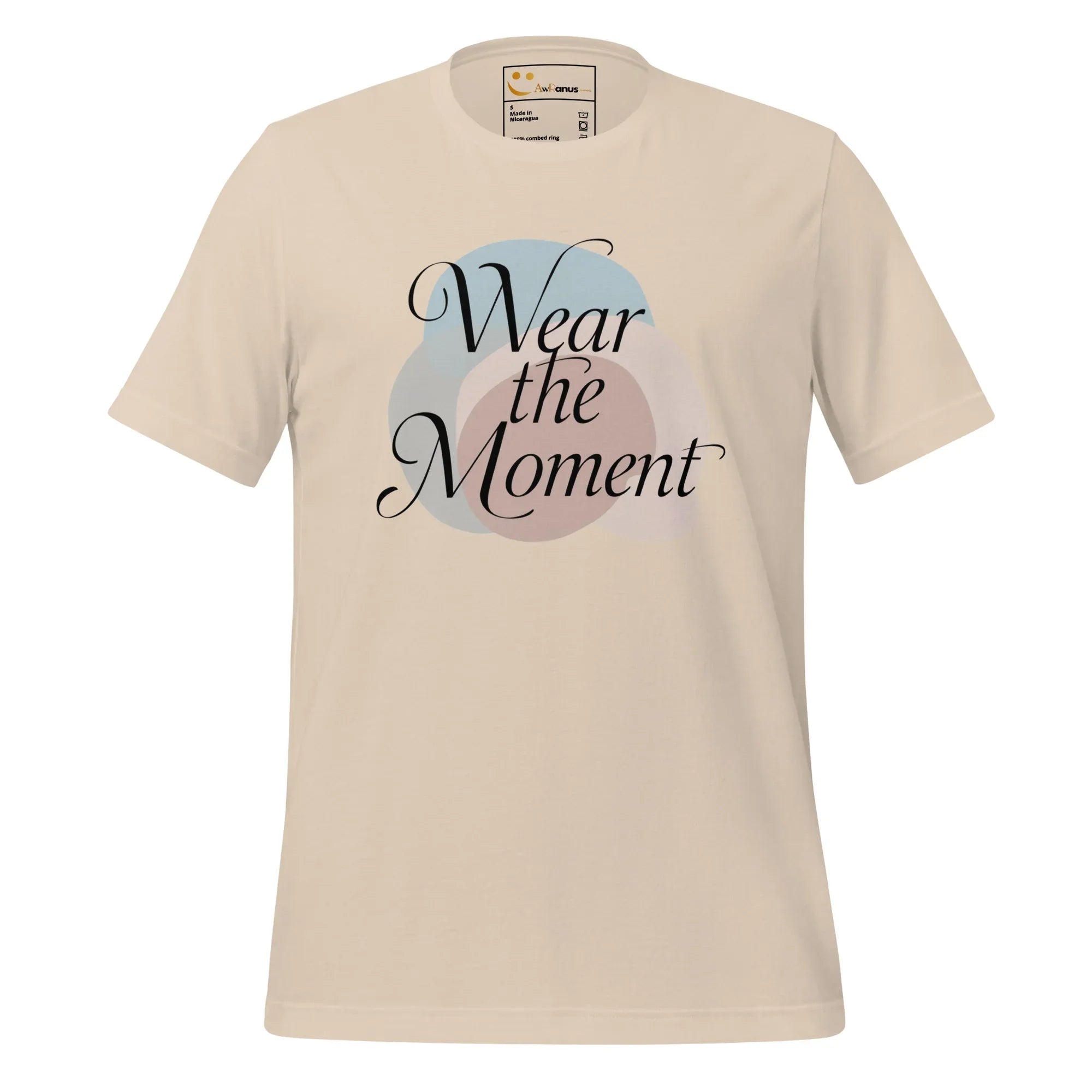 Women's T-Shirt | Wear The Moment Women's t-shirt AwRans Clothing unisex-staple-t-shirt-soft-cream-front-679a4909cf736