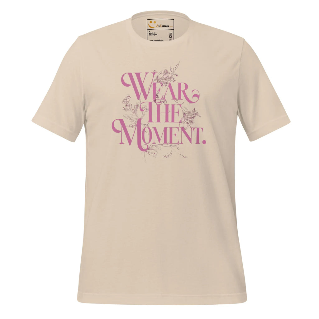 Women's T-Shirt | Wear The Moment Women's t-shirt AwRans Clothing unisex-staple-t-shirt-soft-cream-front-679bddbda1173