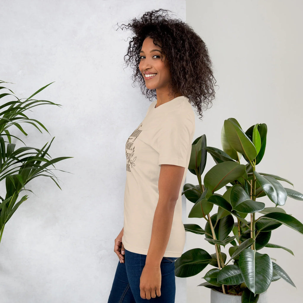 Women's T-Shirt | Stay True,Stay You. Women's t-shirt AwRans Clothing unisex-staple-t-shirt-soft-cream-left-679bbce296968