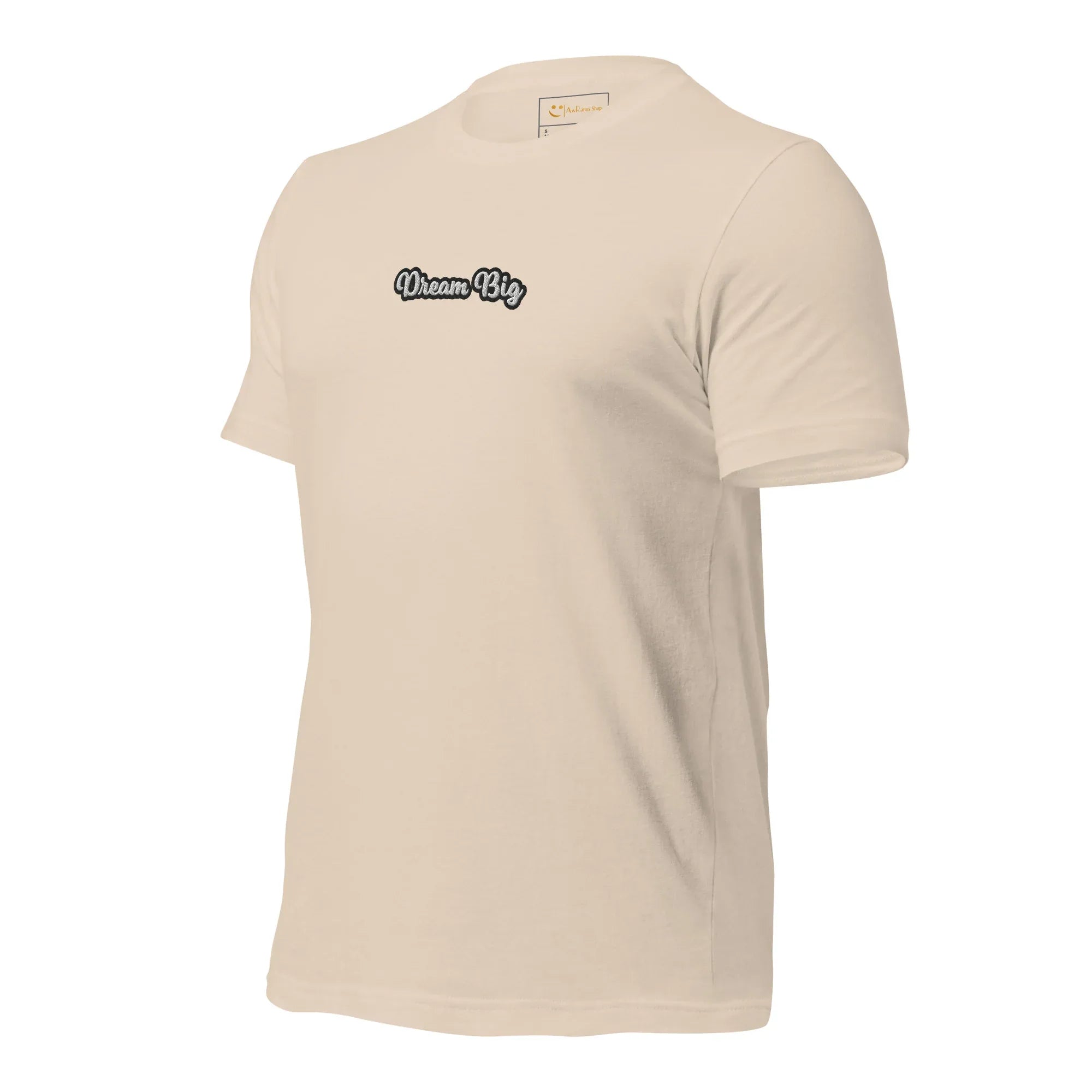 Unisex | Dream Big T-Shirt t-shirt AwRans Clothing unisex-staple-t-shirt-soft-cream-left-front-6749f209bb944
