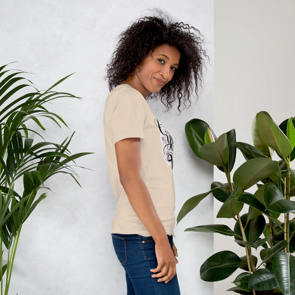 Women's T-Shirt | Create Your Own Vibe Women's t-shirt AwRans Clothing unisex-staple-t-shirt-soft-cream-right-679bc03cc3183