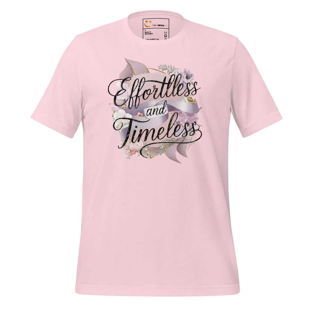 Women's T-Shirt | Effortless And Timeless Women's t-shirt AwRans Clothing unisex-staple-t-shirt-soft-pink-front-679a43e3dcc5c