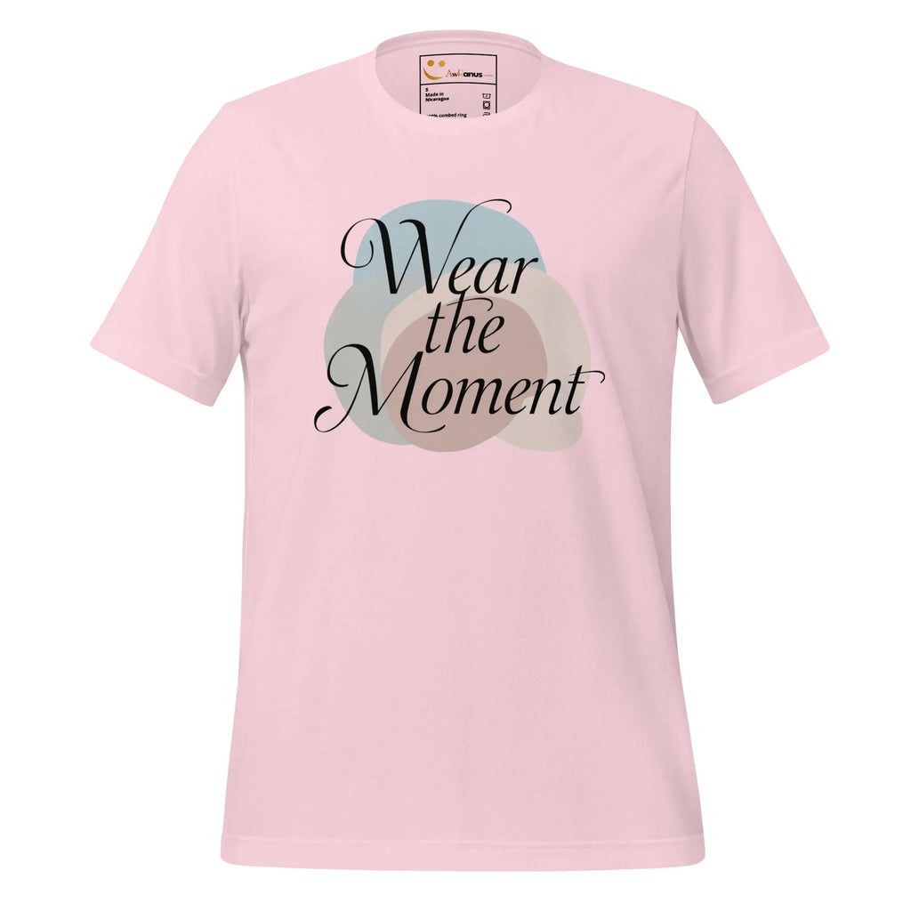 Women's T-Shirt | Wear The Moment Women's t-shirt AwRans Clothing unisex-staple-t-shirt-soft-pink-front-679a4909f23a8