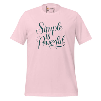 Women's T-Shirt | Simple Is Powerful - AwRans Clothing
