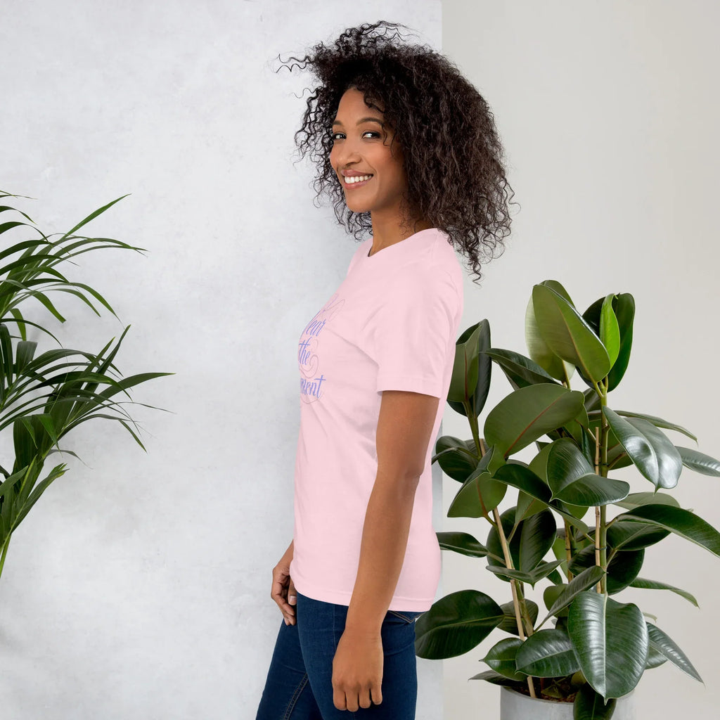 Women's T-Shirt | Wear The Moment Women's t-shirt AwRans Clothing unisex-staple-t-shirt-soft-pink-left-6799e654c08ed