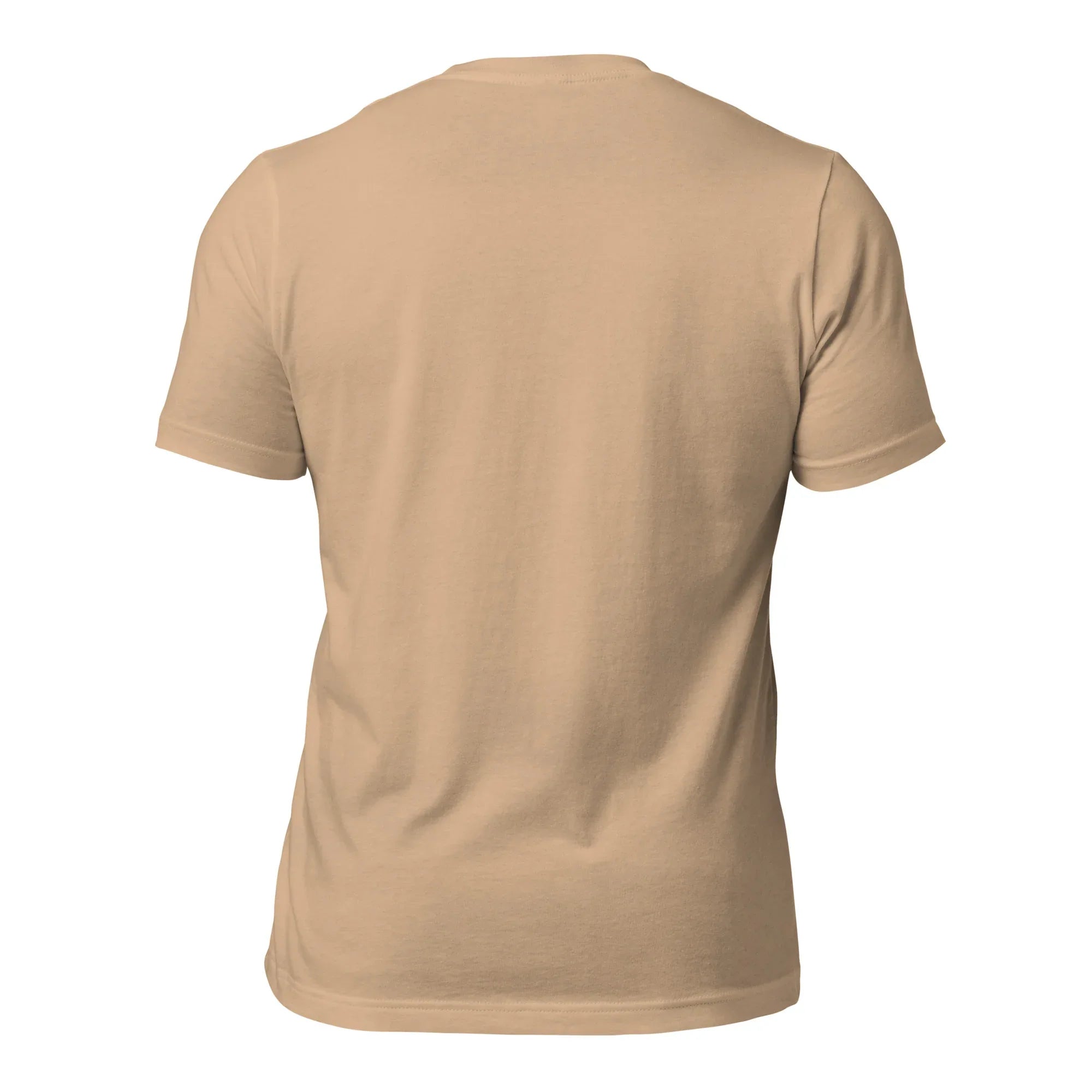 Unisex | Radiate Love T-Shirt t-shirt AwRans Clothing unisex-staple-t-shirt-tan-back-6749de2465352