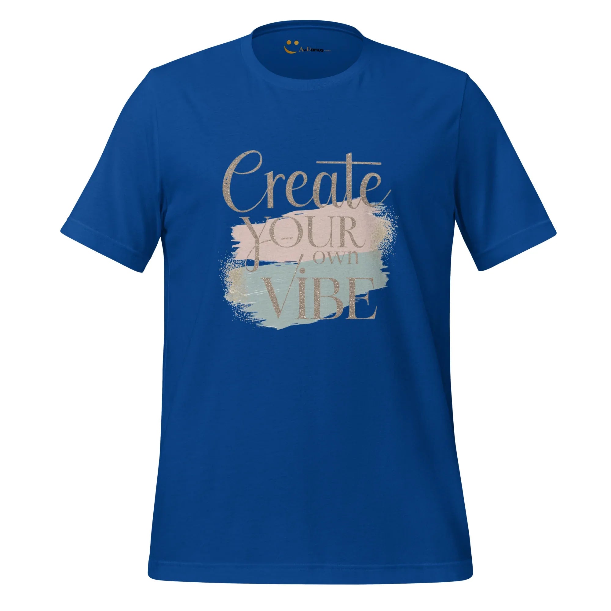 Women's T-Shirt | Creat Your Own Vibe Women's t-shirt AwRans Clothing unisex-staple-t-shirt-true-royal-front-6799e51ee20f7