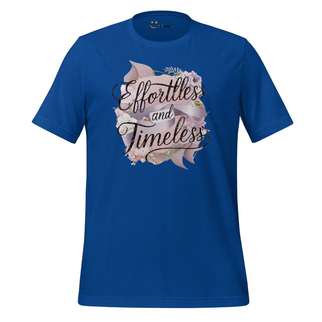 Women's T-Shirt | Effortless And Timeless Women's t-shirt AwRans Clothing unisex-staple-t-shirt-true-royal-front-679a43e375351